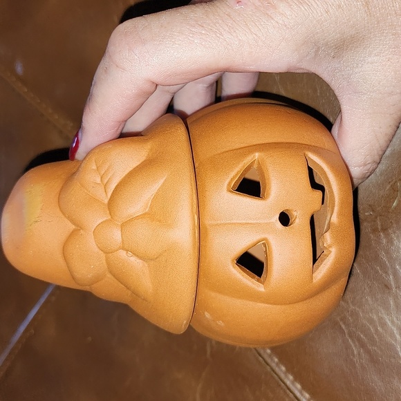 HALLOWEEN 🎃 PUMPKIN  TERA COTTA  INSENSE  BURNER, TEALIGHT CANDLE  BURNER. - Picture 2 of 6